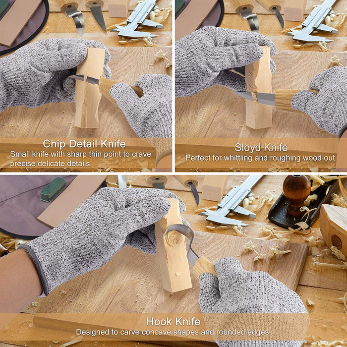 17pcs Wood Carving Set