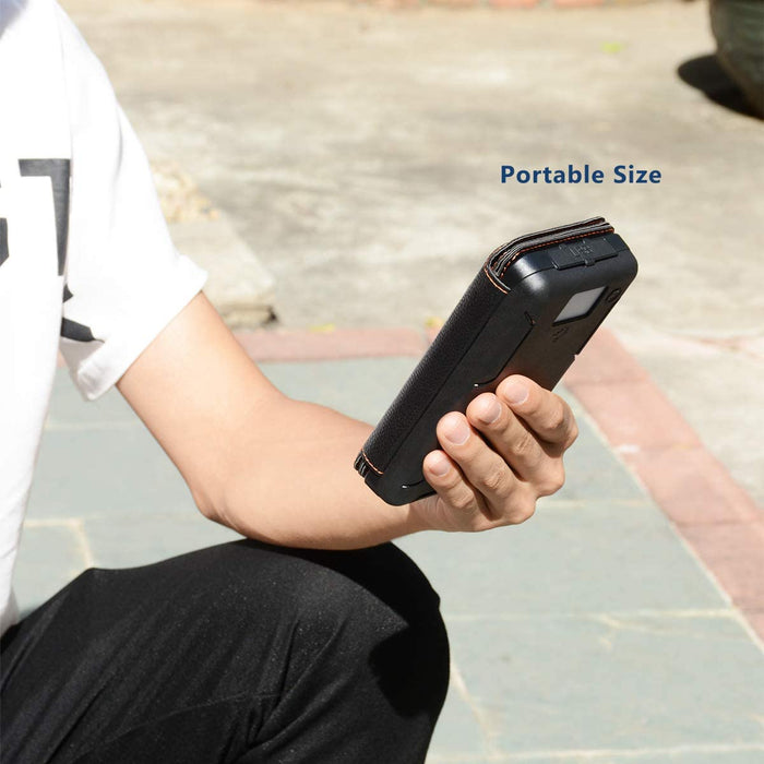Solar Power Bank with 4 Panels 25000mAh