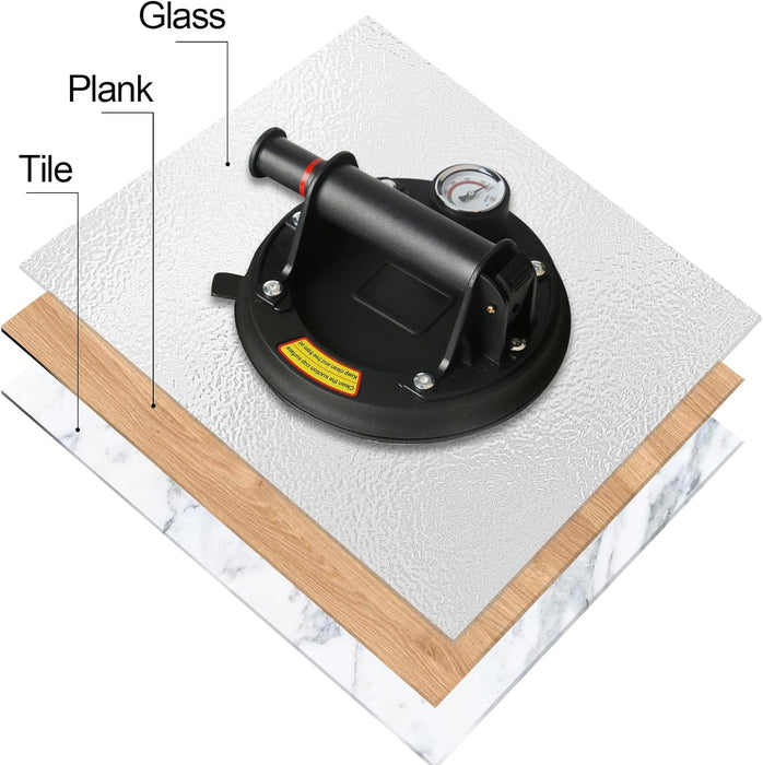 Glass Suction Cup 200kg with Pressure Gauge