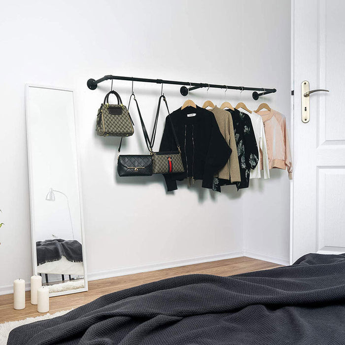 Industrial Pipe Clothes Rack