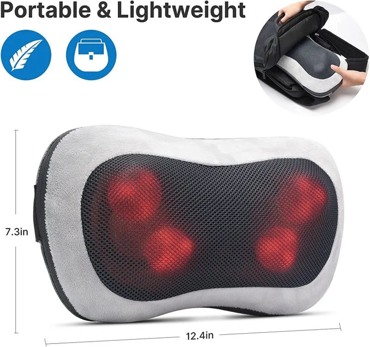 Renpho Heated Massage Pillow with Remote Control - image 3
