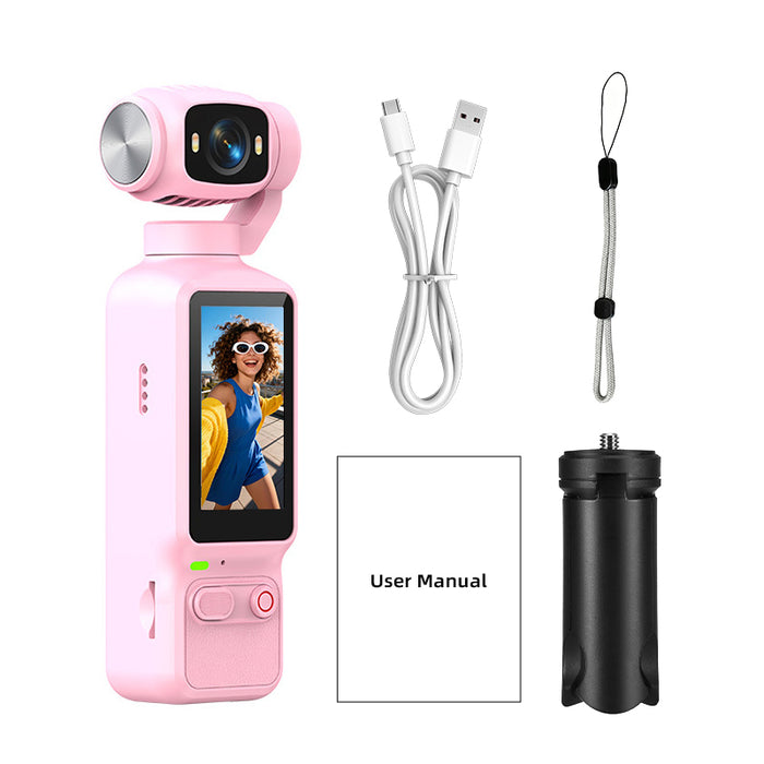 Extreme Pocket 360 Gimbal Vlogging Camera Pink - image 3