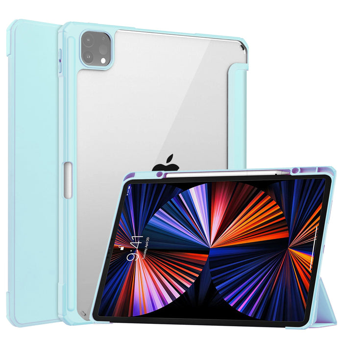 iPad Pro 12.9" Case with Pencil Holder -Light Blue