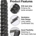 Black EVA keel strip with product features highlighted on a white background