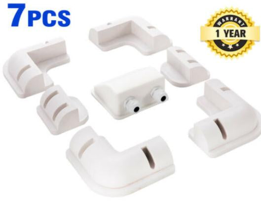 Solar Panels Corner Mounting Brackets Kit 7PCS Caravan Boat RV Vehicle Roof Mount