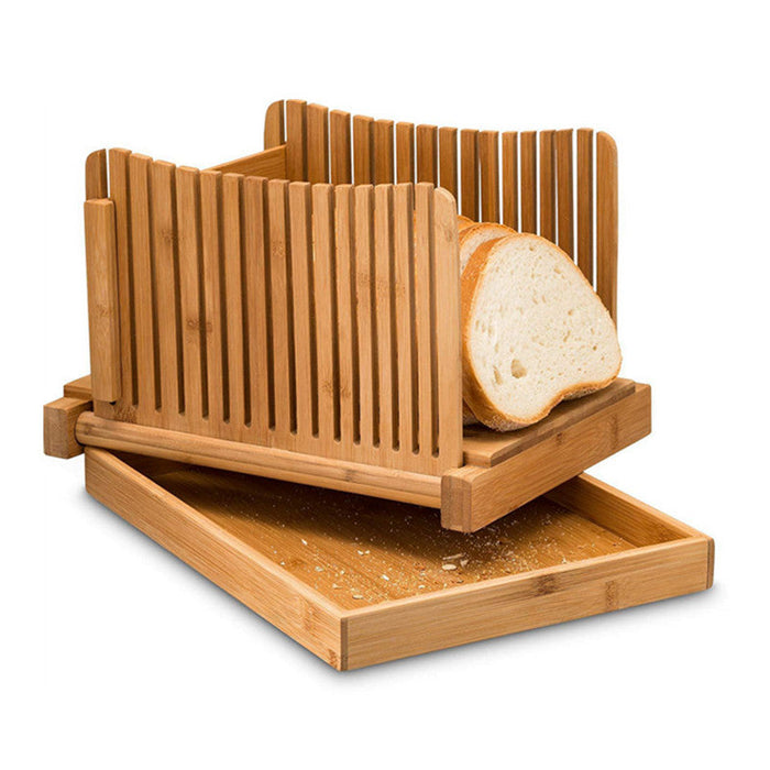 Bamboo Bread Slicer Loaf Cutting Board