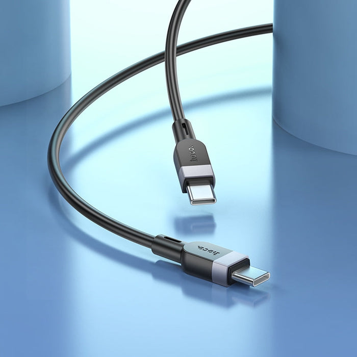 Hoco Type C to C Cable Fast Charging Cable Black