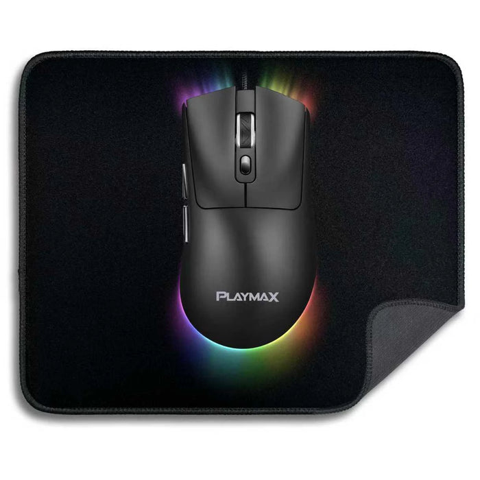 Playmax Black RGB Gaming Mouse and Mouse Mat Combo - image 4