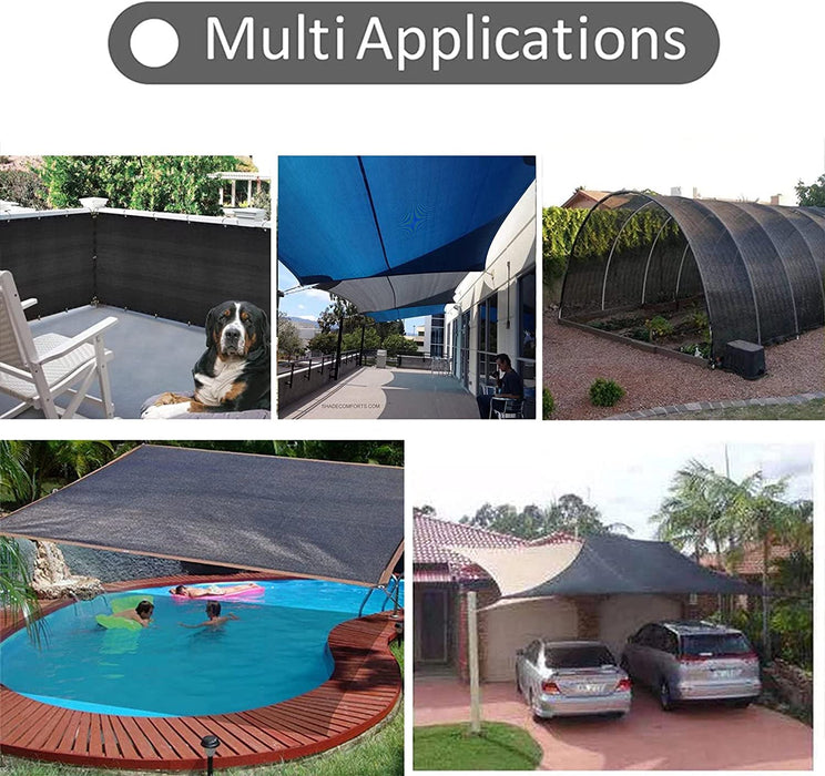 70g 95% Black Shade Cloth 3Mx4M