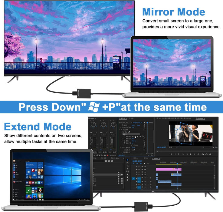 1080P USB to HDMI Adapter