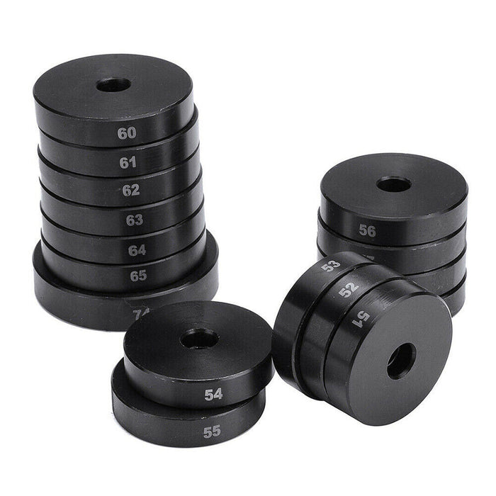 52pcs Custom Bushing Bearing Seal Driver Push Press Disc Tool 18-74mm