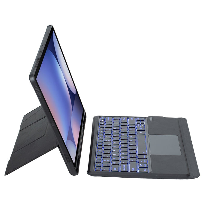HY-810B Combo Keyboard Case With Backlight for Samsung Tab S10 Plus Black
