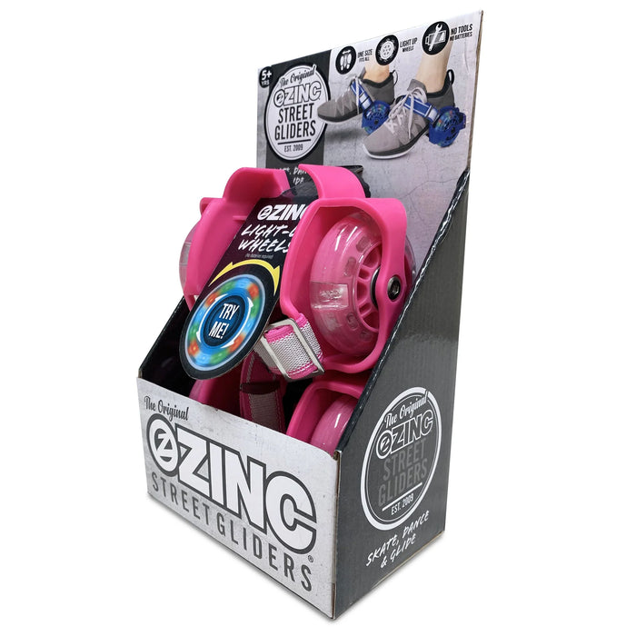Zinc Street Skate Gliders Pink w ABEC 5 Bearings - image 4