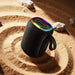 Hoco 10W LED Bluetooth Speaker w Multi-Mode Playback Black - image 4