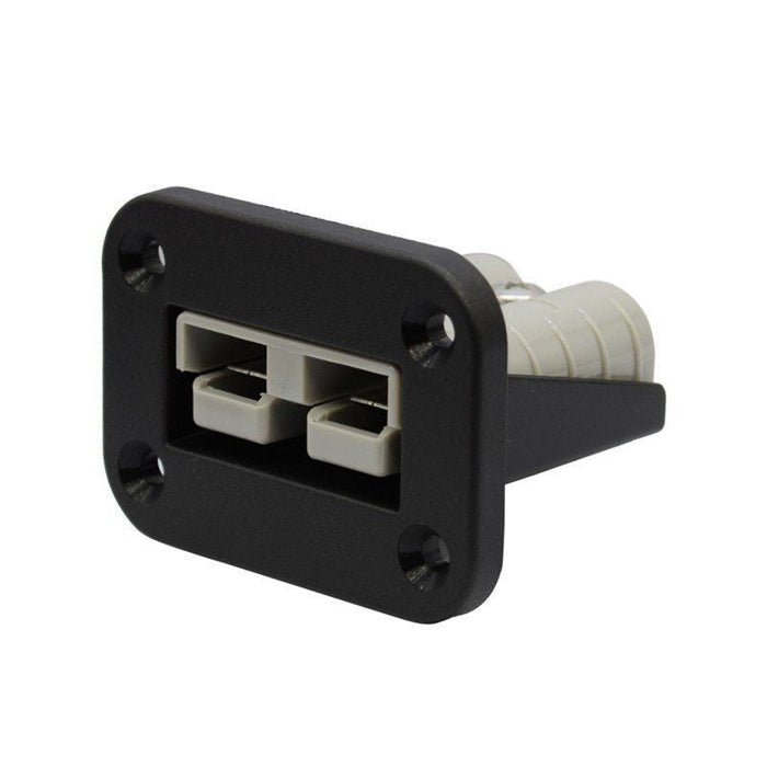 Flush Mount 50 Amp Anderson Plug Mounting Bracket Panel Cover for Caravan