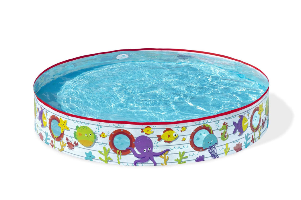 Bestway 1.52m x 25cm Kids Above Ground Pool Under-The-Sea Design