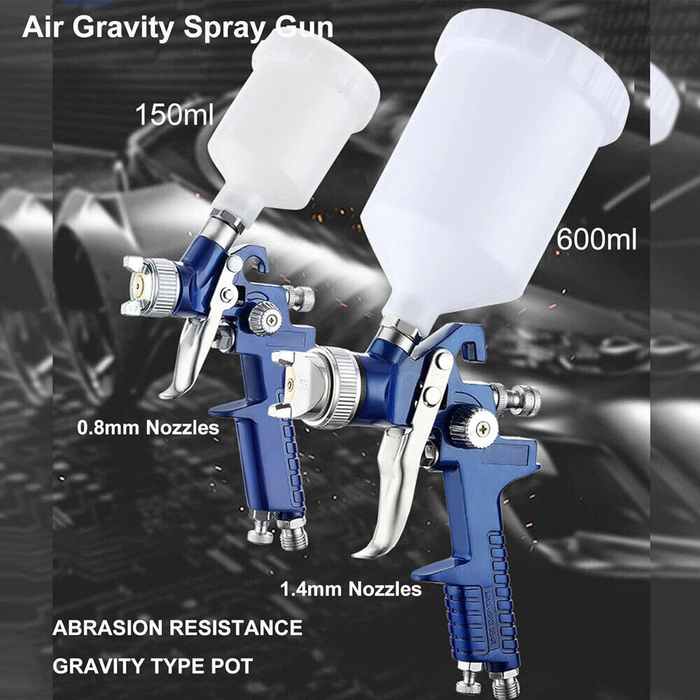 2PCS Paint Spray Gun Kit