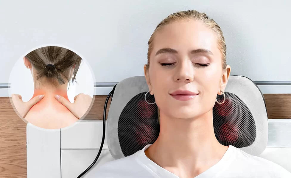 Renpho Heated Massage Pillow with Remote Control - image 5