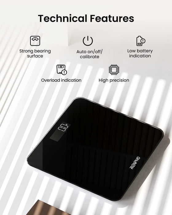 Renpho Digital Bathroom Scale Black - image 5