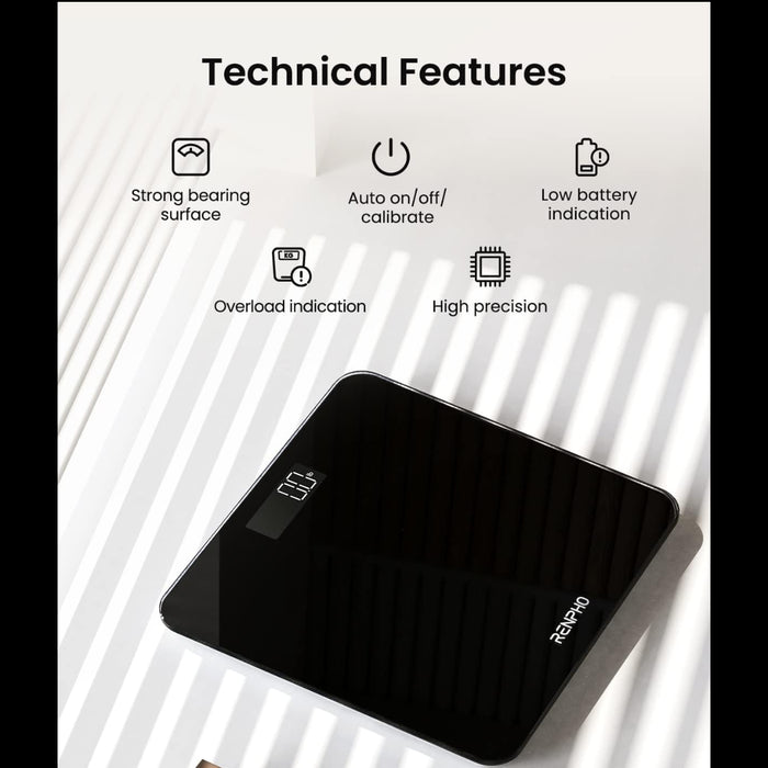 Renpho Digital Bathroom Scale Black - image 5