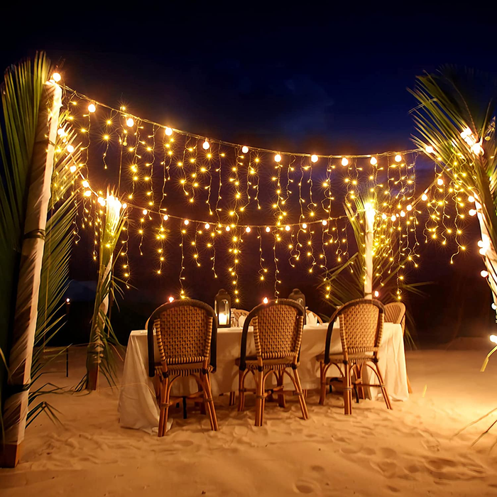 300LED 8 Modes Garden Solar Light Fairy String Lights