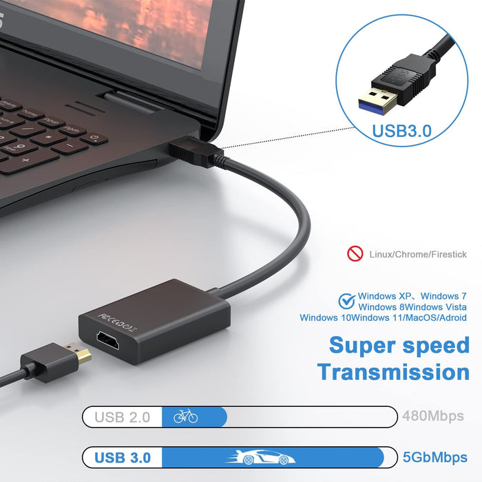 1080P USB to HDMI Adapter