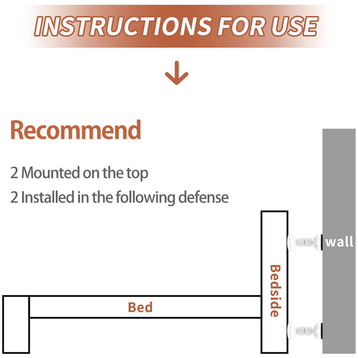 2Pcs Bed Frame Anti-Shake Tool