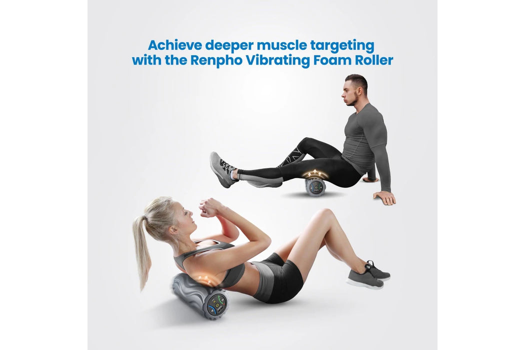 Renpho Vibrating Foam Roller 5 Speed USB C - image 5