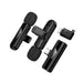 Hoco Dual Wireless Lapel Mic w USB C Connector + Lightning Adaptor, DSP Noise Cancellation - image 5