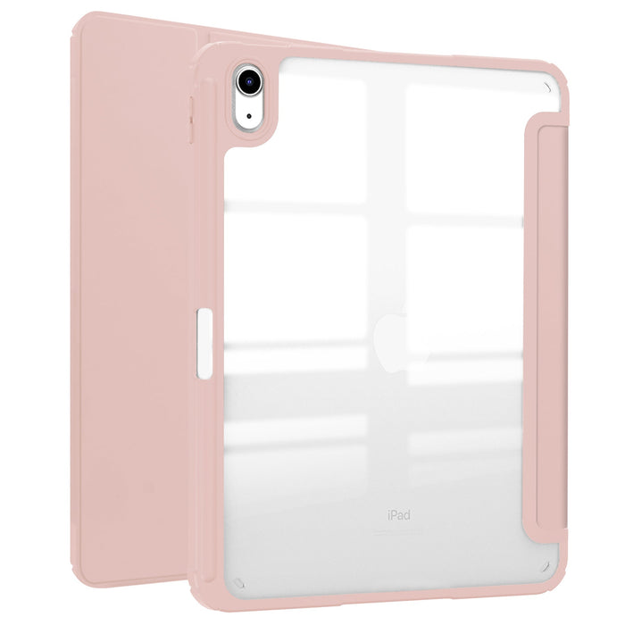 iPad 10.9" Case (10th Gen 2022), Pad 11 (A16 2025) Clear Pen Slot Holder Case Cover