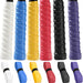 Set of colorful grip tapes in various colors on a white background