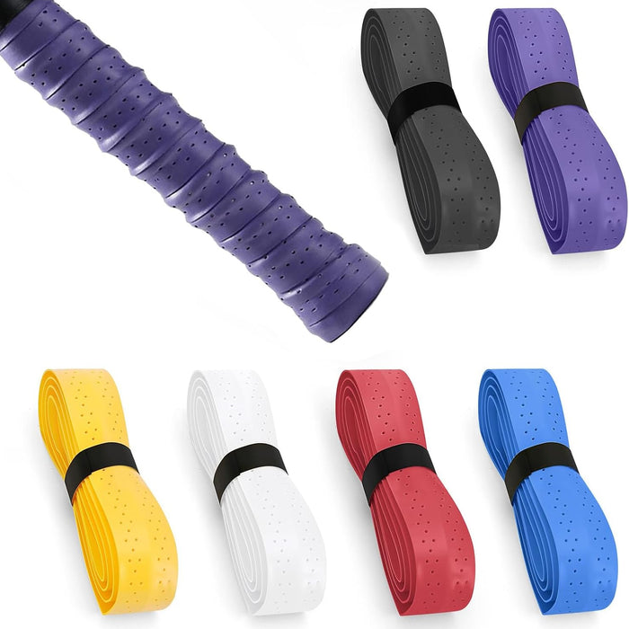 Set of colorful exercise bands  grip on a white background
