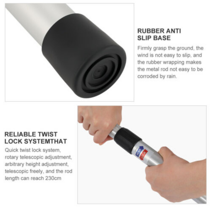 2PCS Camping Tarp Poles