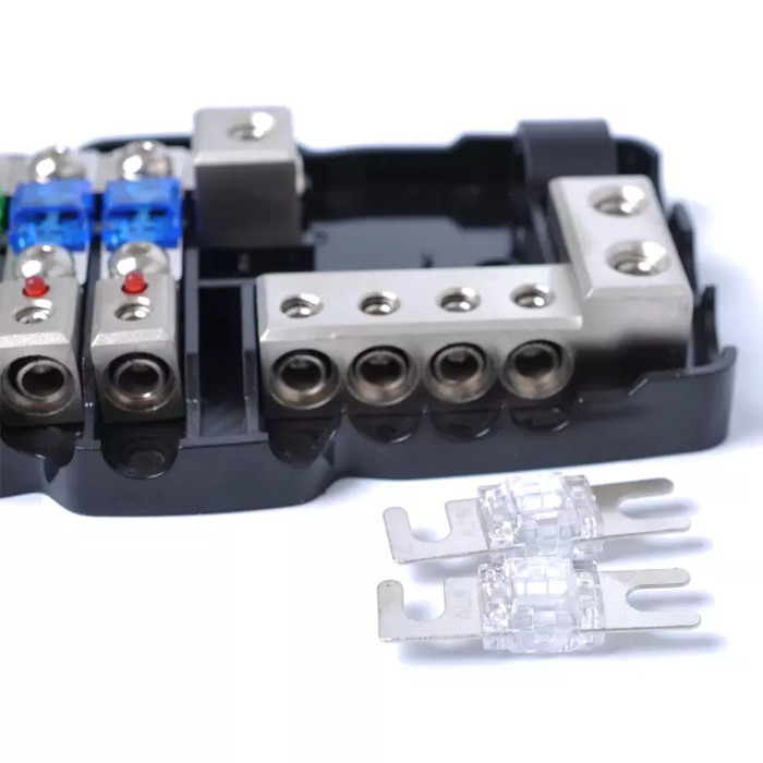 Car Audio Stereo Fuse Holder Power Distribution Block for Car RV Camper