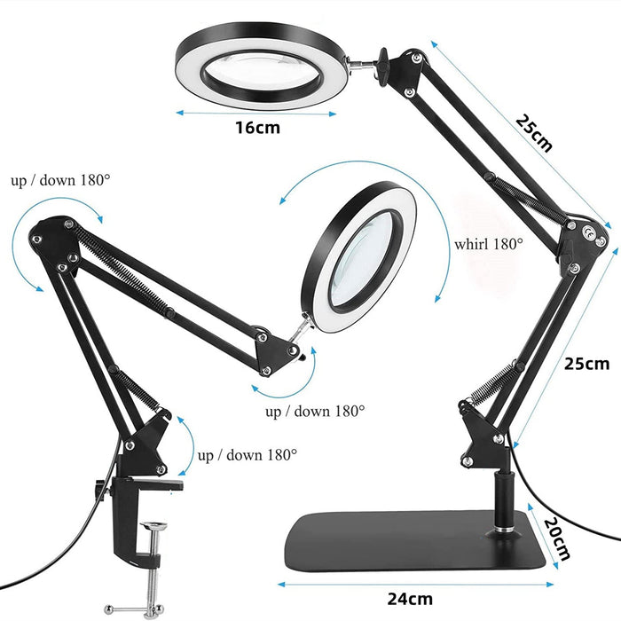 Magnifying Lamp Desk Light