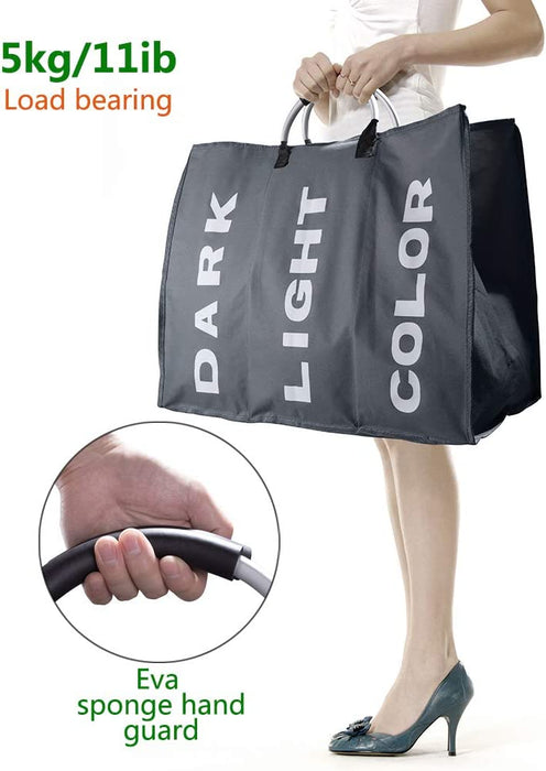 3 Sections Laundry Bag