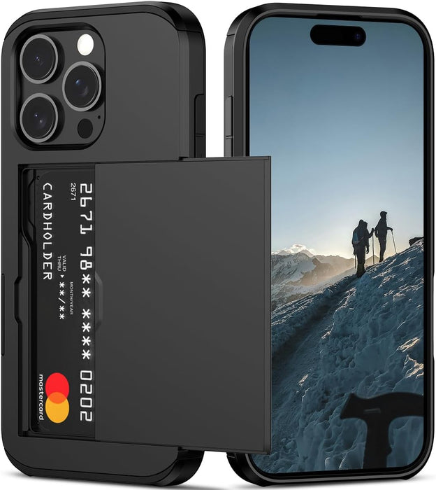 iPhone 16 Pro Max Case Card Slots Holder