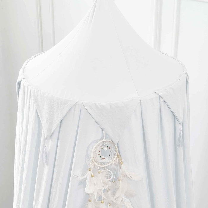 Kids Bed Canopy - White