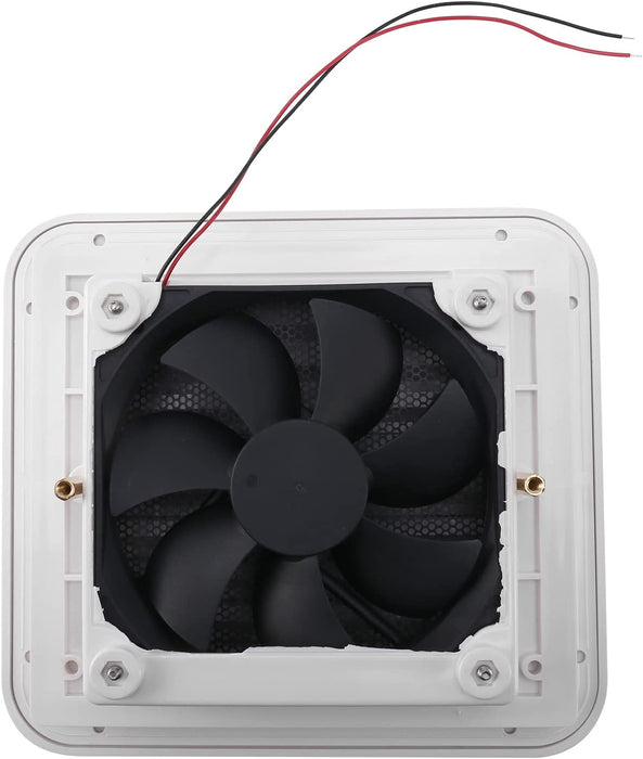 12V RV Caravan Exhaust Outlet Fan Air Ventilation Silent