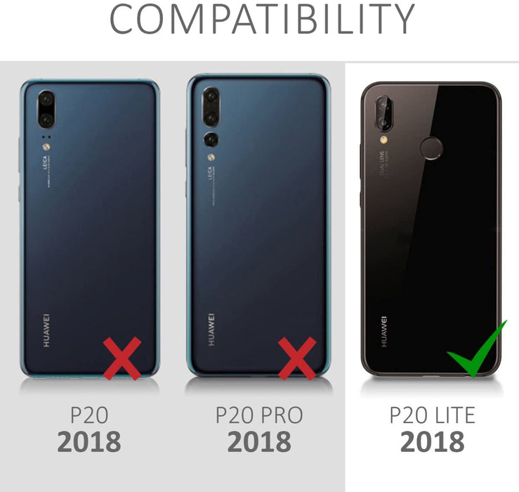 Huawei P20 Lite Case Soft Gel TPU Clear Slim Ultra Thin