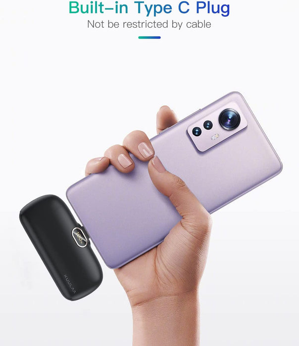 Kuulaa USB C Power Bank 5000mAh black