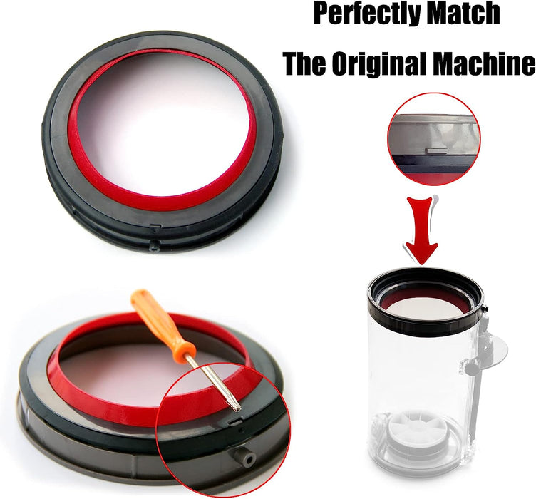 Dust Bin Top Fixed Sealing Ring For Dyson V10
