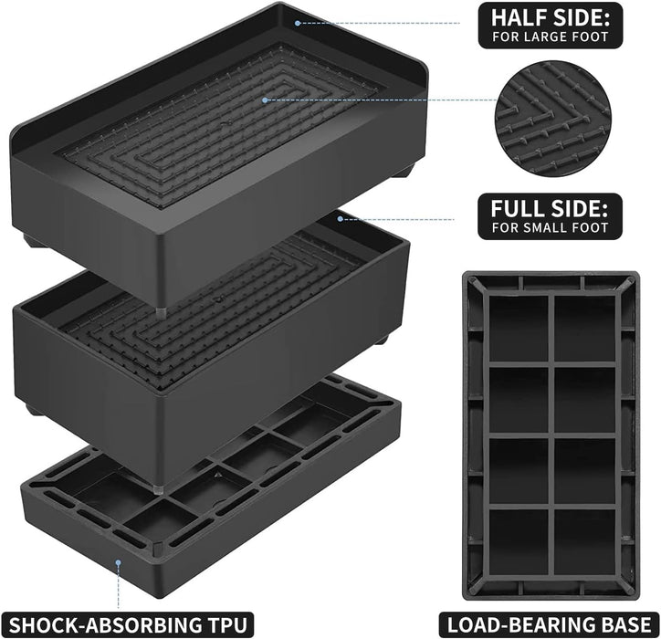 4Pcs Furniture Risers 11cm