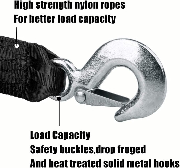 Marine Boat Trailer Hand Winch Strap Replacement Heavy 6M x 50MM