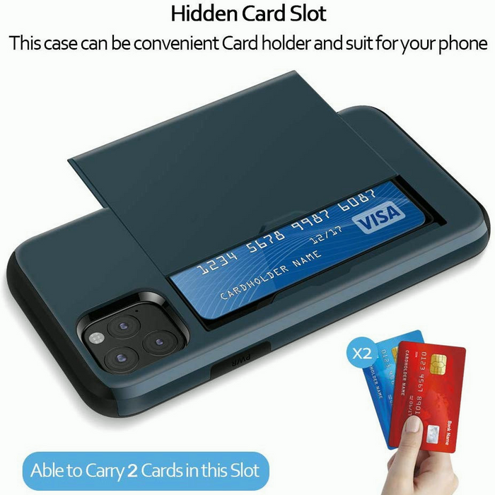 iPhone 11 Pro Max Case with Sliding Card Holder