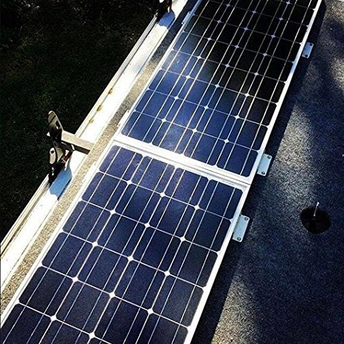 4pcs Solar Panel Mounting kits Aluminum Alloy Brackets for RV Boat Home
