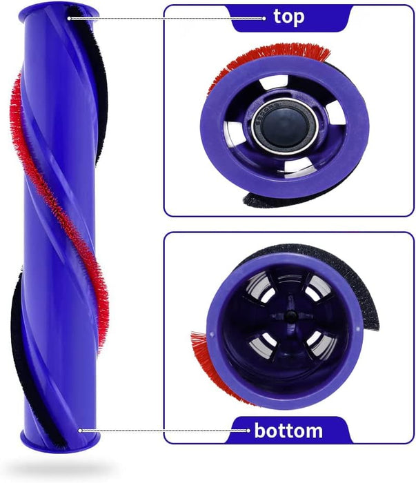 Brush Roller Brushbar Replacement For Dyson V6 V7 (4 Prong, No Screw)