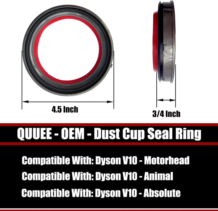 Dust Bin Top Fixed Sealing Ring For Dyson V10