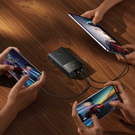 Baseus Star-Lord 10000mAh 30W Fast Charge Power Bank Digital Display USB-C Cable Black - image 6