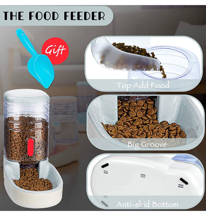 Pet Automatic Feeding Bowls Pet Food Feeder